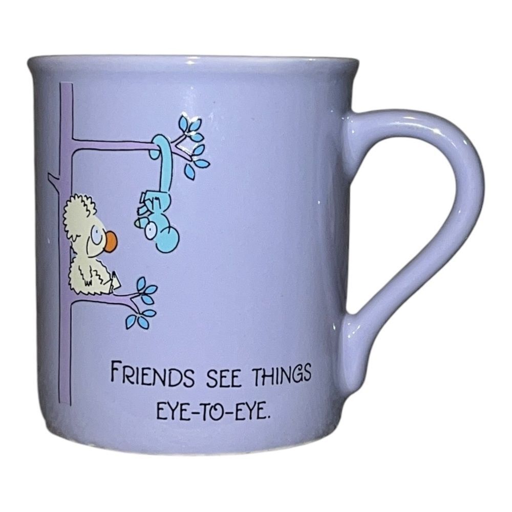 Hallmark Vintage There’s Nothing Like a Friend Coffee Mug Lavender EUC